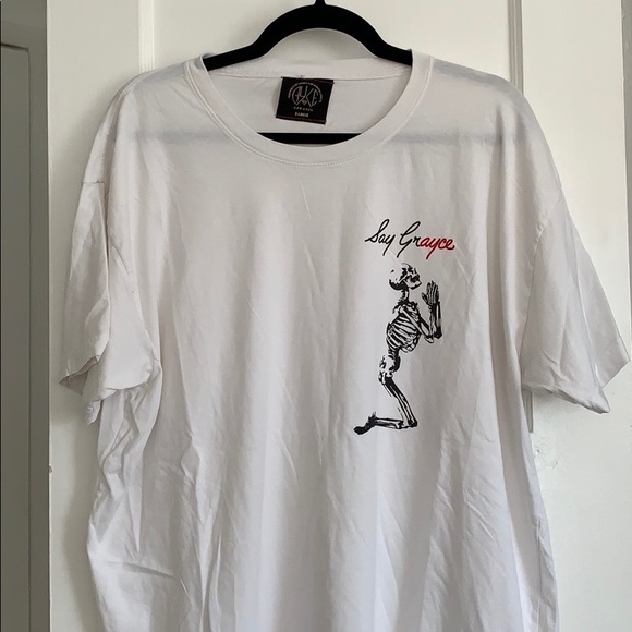 AYCE Say GrAYCE White Tee - Picture 3 of 5